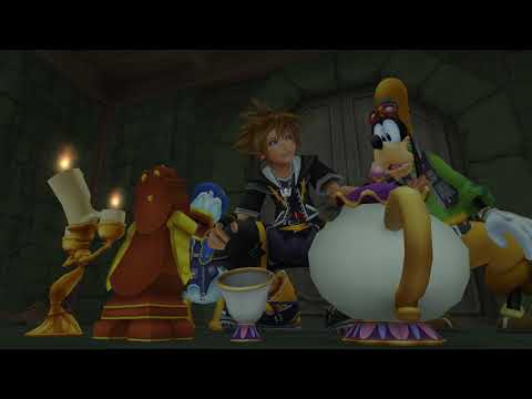 Kingdom Hearts II Final Mix Theater Mode Scene 142- The Castle's Residents