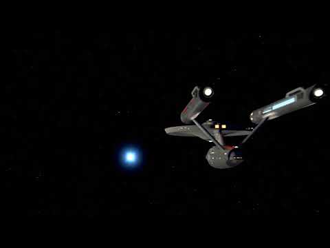 Star Trek TOS - USS Enterprise Warp (Blender)