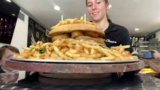 Is this Florida's Biggest Hamburger   El Chuzo restaurant in Tampa Florida