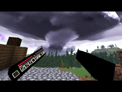 This is Minecraft's DEADLIEST Tornado in VR..