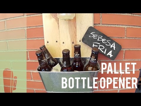 Vintage Flaschenöffner mit Bierkühler für die Wand