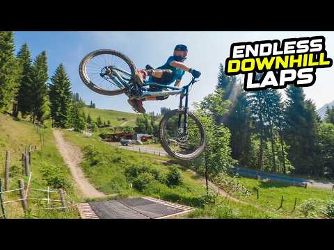 THIS IS WHY RIDING ENDLESS MTB DOWNHILL LAPS IN LEOGANG IS THE BEST!