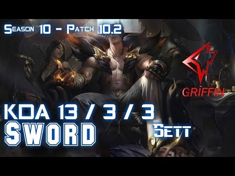 GRF Sword SETT vs AKALI Top - Patch 10.2 KR Ranked