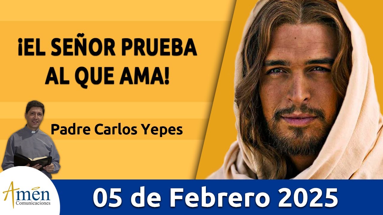 Evangelio De Hoy Miercoles 5 Febrero 2025 #PadreCarlosYepes l San Marcos 6,1-6 l Misa