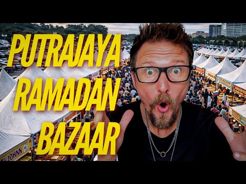 My First Time at Putrajaya’s INSANE Ramadan Bazaar 🇲🇾 (Chaos!)