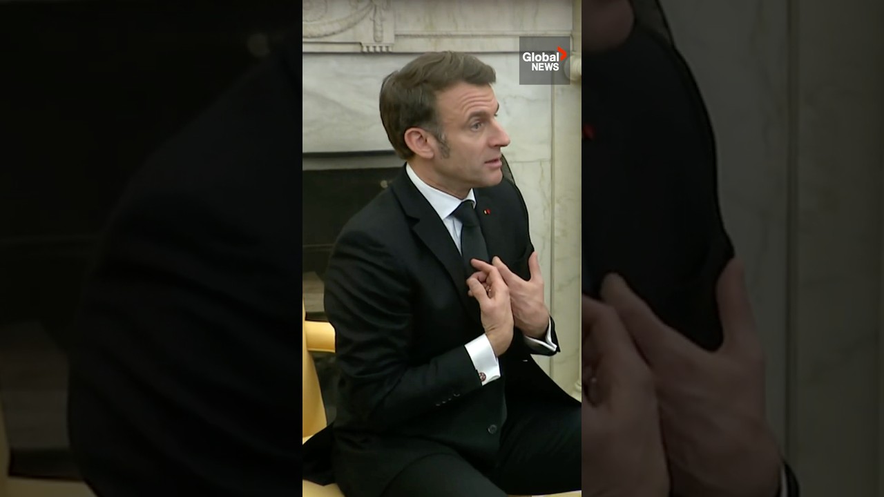 Macron corrects Trump over Ukraine payments: “No, to be frank, we paid”