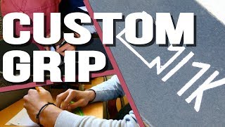 Comment j&#39;ai custom mon grip | skate
