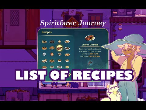 🍽️ All Recipes in Spiritfarer: Farewell Edition | Complete Cooking Guide! 🔥