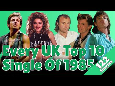 Every UK Top 10 Single Of 1985!!!