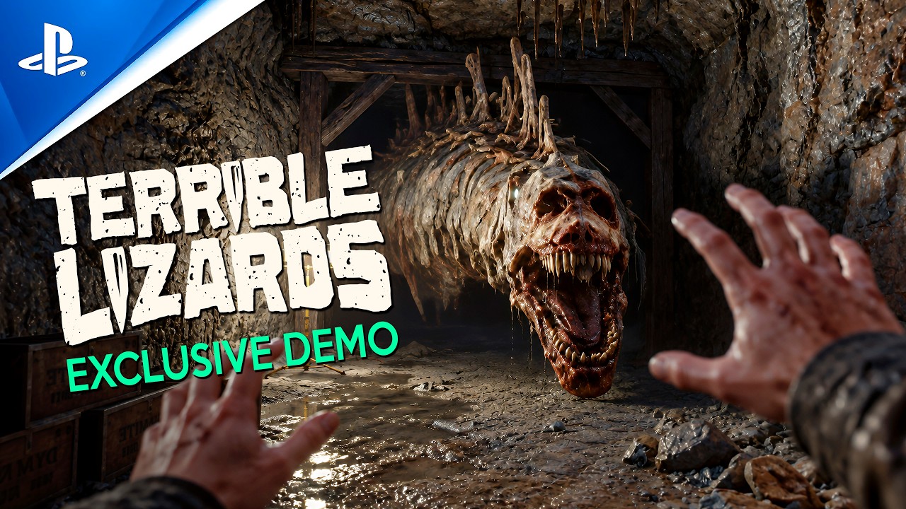 TERRIBLE LIZARDS First Gameplay Demo | New Survival Horror with DEADLY DINOSAURS and Parkour