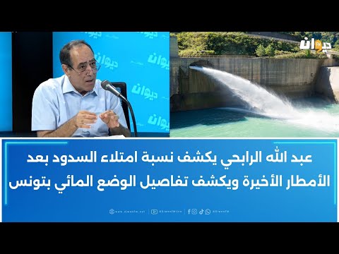 عبد الله الرابحي يكشف نسبة امتلاء السدود بعد الأمطار الأخيرة ويكشف تفاصيل الوضع المائي بتونس