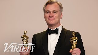 Christopher Nolan Says It's a Thrill to be an Oscar Winner - Full Oscars Backstage Speech