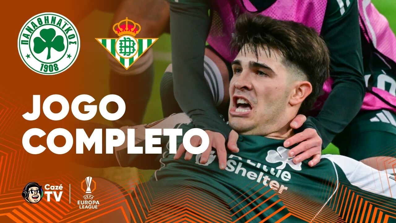 AO VIVO: PANATHINAIKOS X REAL BETIS | EUROPA LEAGUE 2025/2026 | OITAVAS DE FINAL