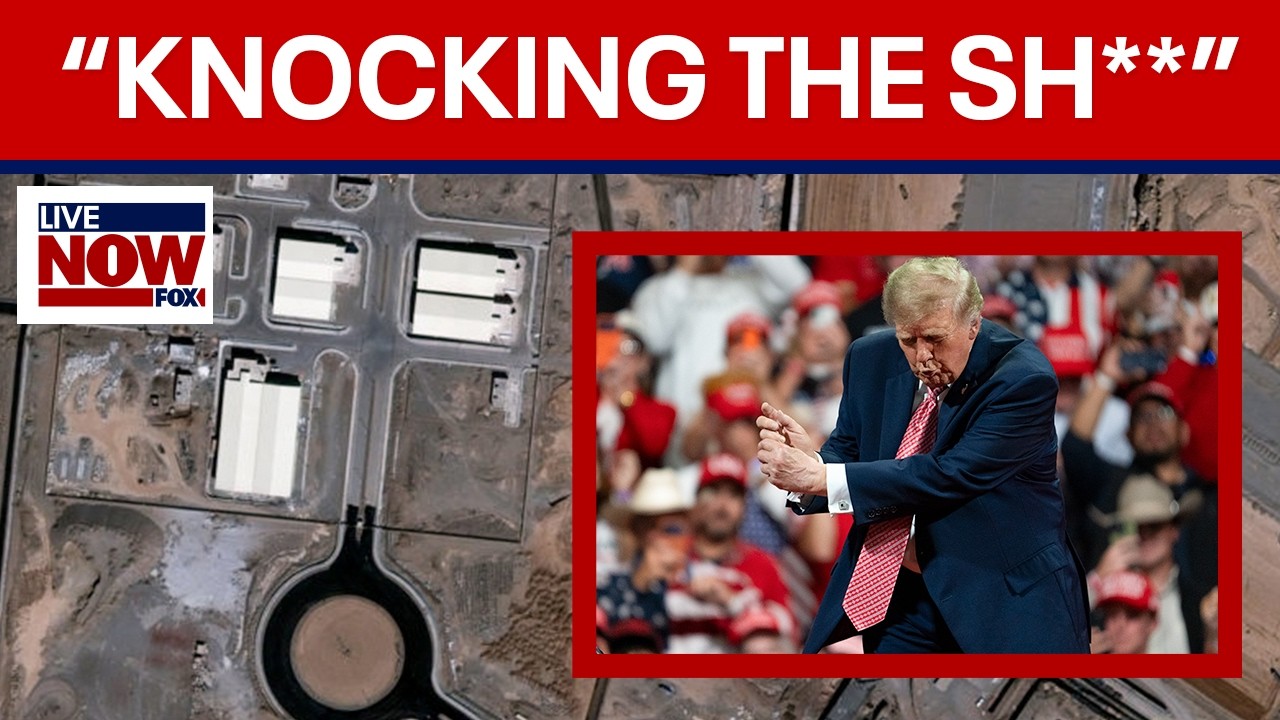 Trump on Iran: "We're knocking the sh** out of them"