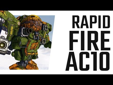 Rapid Fire AC10 Vulcan - Mechwarrior Online The Daily Dose #612