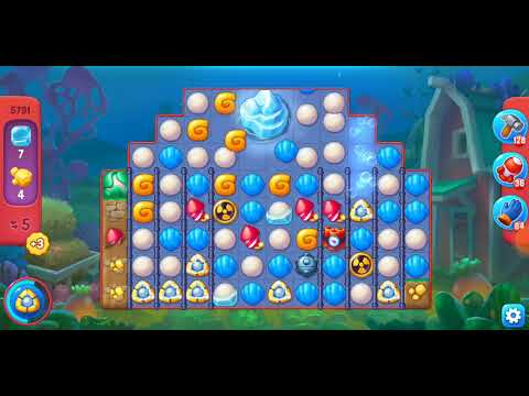 Fishdom. 5791 hard level no boosters and diamonds