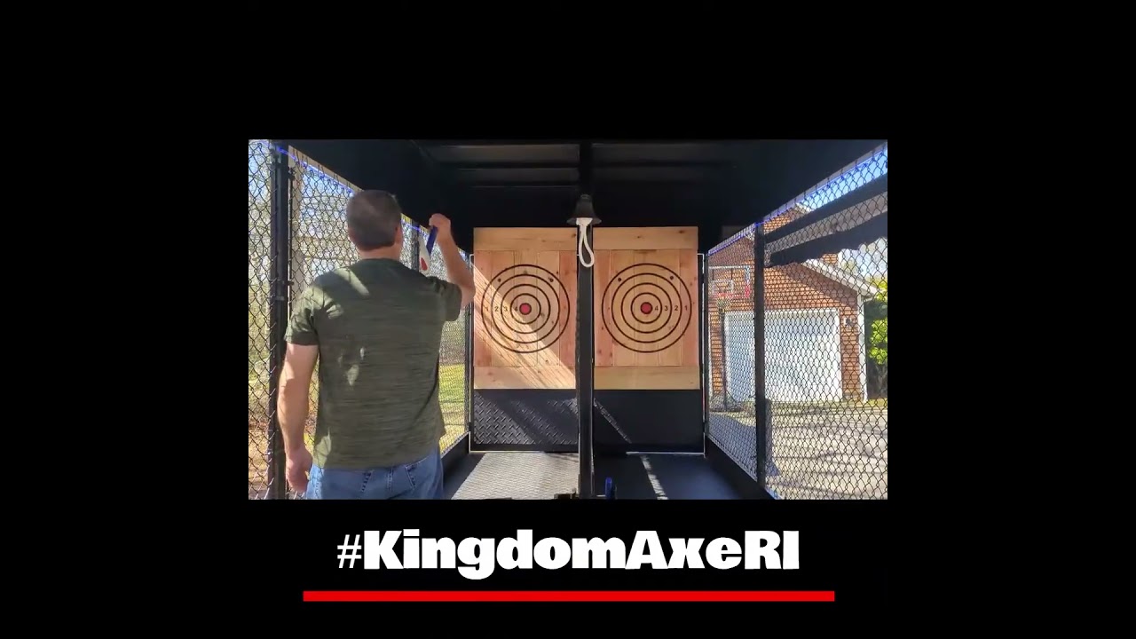 Promotional video thumbnail 1 for Mobile Axe Throwing Trailer
