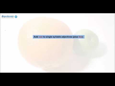 Learn English Online Session 3 Lower intermediate 013 Comparative and superlative adjectives