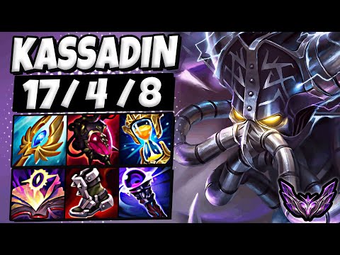 Kassadin vs Vladimir MID [ QuadraKill ] Lol Korea Master Patch 25.16 ✅
