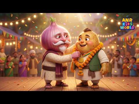आलू और प्याज़ चाचा की कहानी | Aloo aur Pyaaz Chacha ki Kahani in hindi | सब्जियों की कहानी #aloo video thumbnail