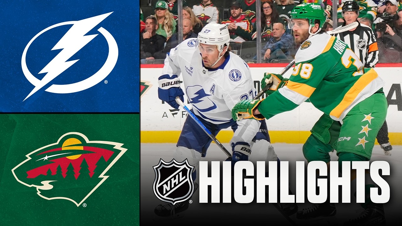 Lightning vs. Wild | NHL Highlights | March 03, 2026