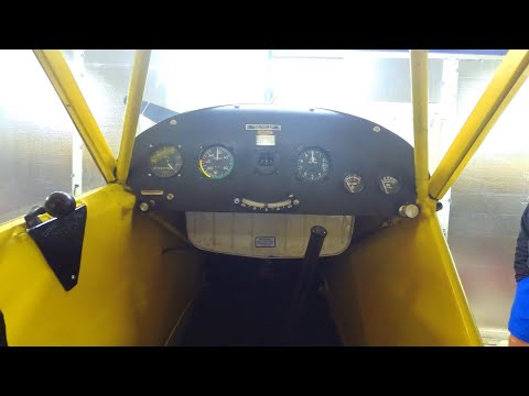 PIPER CUB COCKPIT I THE SIMPLEST COCKPIT IN THE WORLD