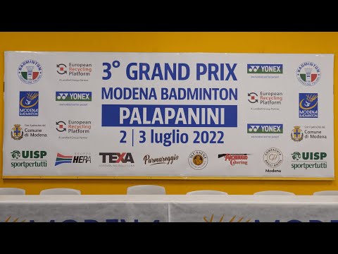 3° Grand Prix Modena Badminton - Sabato 2 luglio 2022