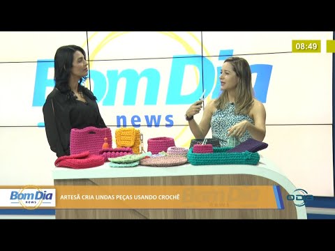 ArtesaÌƒ cria belas peças com teÌcnicas de crocheÌ‚ 17 08 2021
