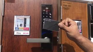 MILRE Smart Digital Lock - How to Register Access Card