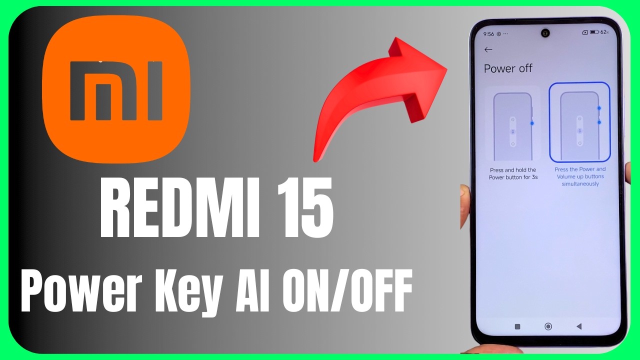 ⚡ Redmi 15 Power Key AI ON/OFF 😱📱 | Side Button Settings Tutorial