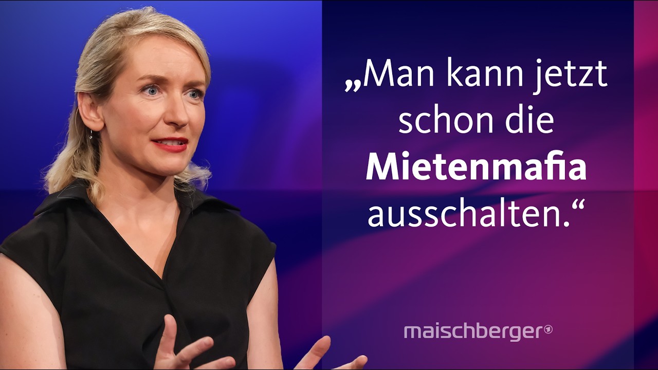 Enteignungen für günstigere Mieten? Ines Schwerdtner und Monika Schnitzer diskutieren | maischberger