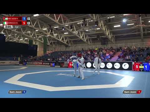 201 R-32 W+67kg 🔵 ABO-ALRUB Rama JOR vs 🔴 SMIRAGLIA Maristella ITA I Manchester 2022 WT GP