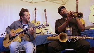 "The Girl from Ipanema" James CARTER saxophone, Pierre MANETTI & Lévis REINHARDT guitars – Samois