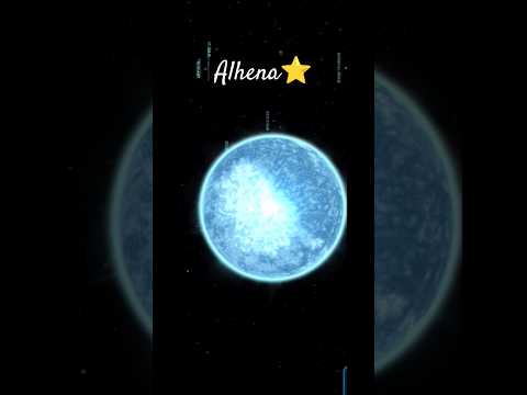 How to find Alhena star our milkyway | #alhena #galaxy #stars #shorts