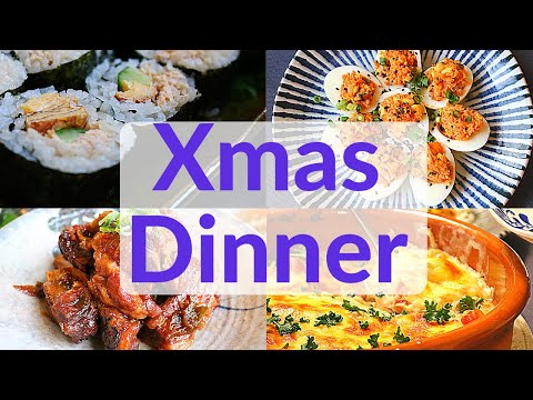 JAPANESE HOLIDAY DINNER RECIPE/ 3 mains and 2 sides/ make christmas dinner in 3hours!/ Japanese food