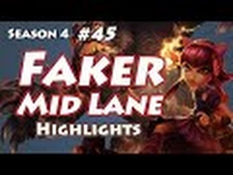 SKT T1 Faker - Annie vs Kassadin - KR LOL SoloQ Highlights