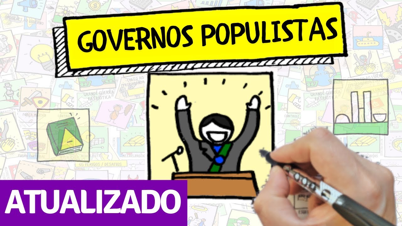 POPULISMO  - A República brasileira de 1946 a 1964 (parte 1) - Resumo Desenhado