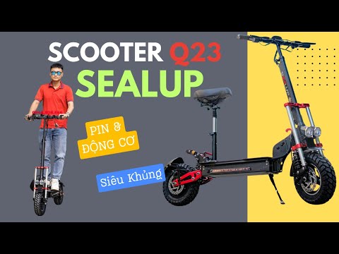 Scooter Q23 Sealup. Mạnh mẽ - Pin trâu giá cực hời cho anh em !!!!