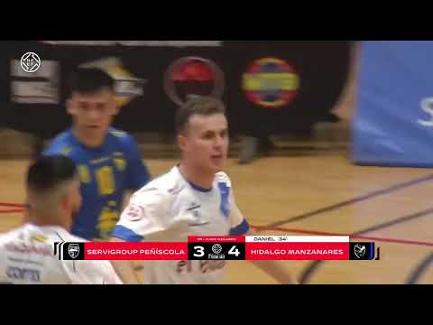 Gol Daniel (3-4) Peñíscola FS - Manzanares FS. J5, 1Div. LNFS