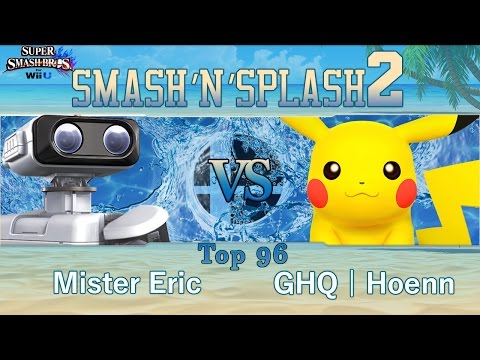 Smash'N'Splash 2  Top 96 - Mister Eric (ROB) vs GHQ | Hoenn (Pikachu)
