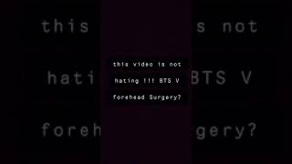 it’s okay to have surgery but did BTS Taehyung F