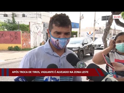Após troca de tiros, vigilante é alvejado na zona leste 24 11 2021