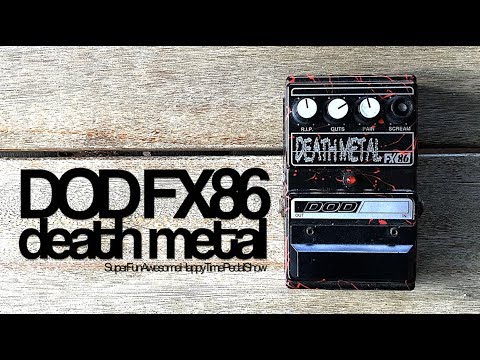 DOD Death Metal Distortion FX86 (NOT B) 1990s - Jason Lamb - Black image 7