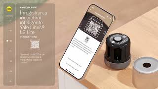 Incuietoare inteligenta cu destinatie rezidentiala Yale Linus® L2 Lite - Instare pe un cilindru compatibil