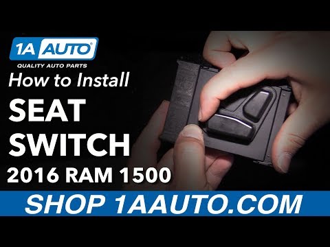 How to Replace Power Seat Switch 09-18 Ram 1500