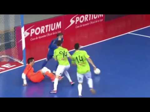 Paradas de Jesús Herrero en Movistar Inter - Palma Futsal. Semifinales Play Off