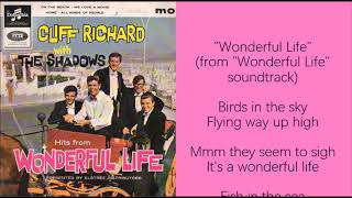 Cliff Richard   Wonderful Life   +   lyrics