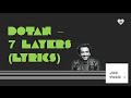 Dotan - 7 layers (lyrics) 