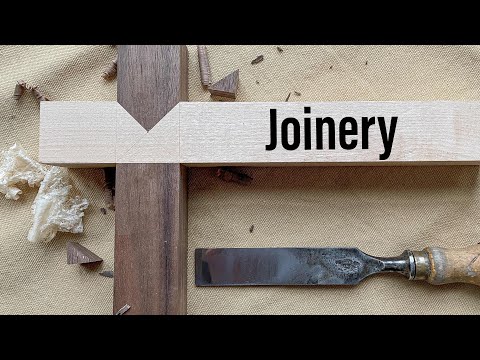 Making a wood joint. Japanese Joinery