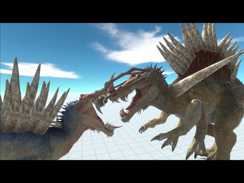 ALPHASPINOSAURUS VS WORKSHOP UNITS EPIC BATTLES - ANIMAL REVOLT BATTLE SIMULATOR